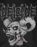 Miniatyrbild 3 av 4: Deicide T Shirt Skull Horns Band Logo Official Mens Black
