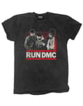 Miniatyrbild 4 av 4: Run DMC T Shirt Gradient Bars Logo Official Dip Dye on Black Unisex