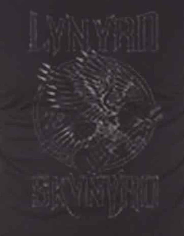 Lynyrd Skynyrd T Shirt 73 Eagle Guitar Band Logo Official Mens Black