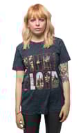 Miniatyrbild 1 av 4: Pink Floyd T Shirt Echoes Album Montage Logo Official Dip Dye on Black Unisex
