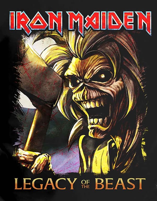Iron Maiden T Shirt Legacy Killers Band Logo Official Mens Black XL