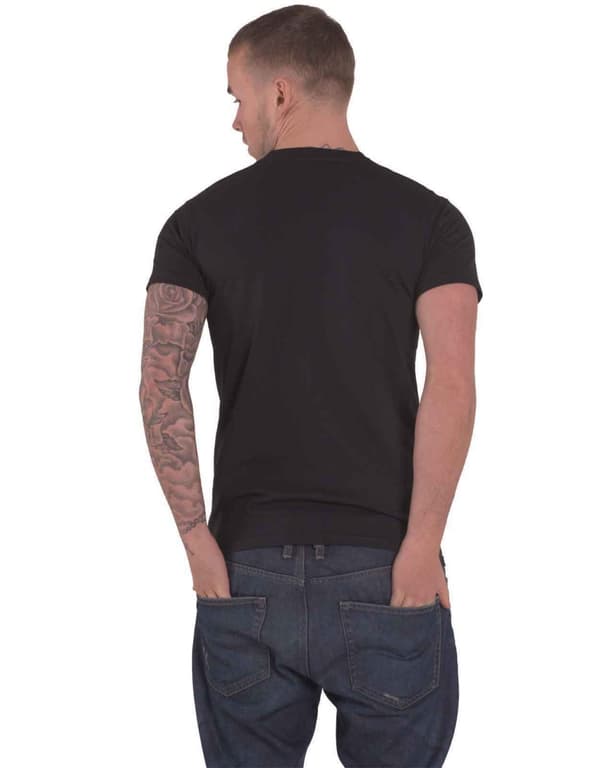 Iron Maiden T Shirt The Wicker Man Fire Band Logo Official Mens Black