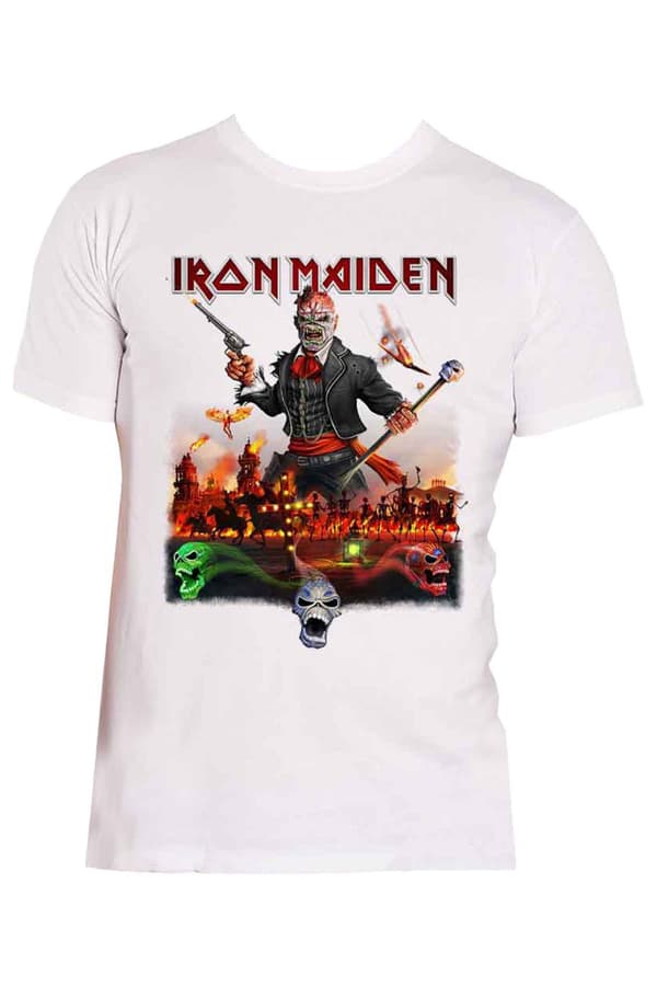 Iron Maiden T Shirt Legacy of the Beast Live In Mexico City Official Mens XL