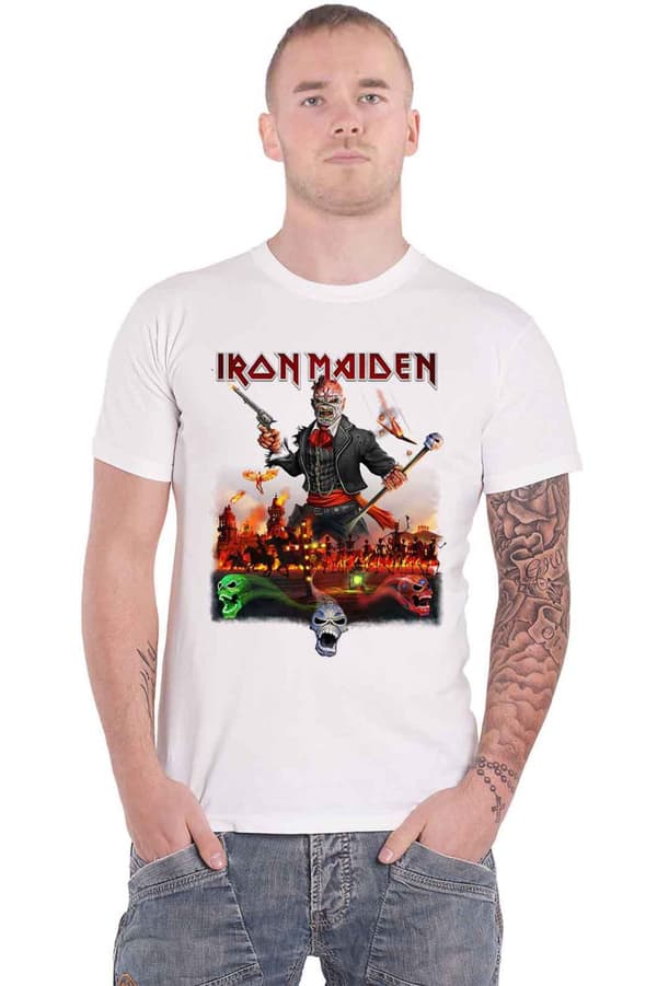 Iron Maiden T Shirt Legacy of the Beast Live In Mexico City Official Mens XL