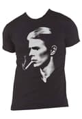 Miniatyrbild 4 av 4: David Bowie T Shirt Smoke Side profile Official Mens Black