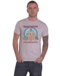 Miniatyrbild 1 av 4: Iron Maiden T Shirt Powerslave Egypt Band Logo Official Mens Heather Grey