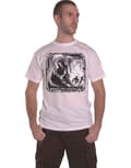 Miniatyrbild 1 av 2: Sacrilege T Shirt Behind The Realms Of Madness Band Logo Official Mens White