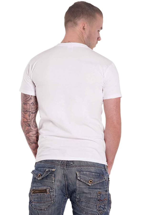 Gojira T Shirt Whale Band Logo Official Mens White