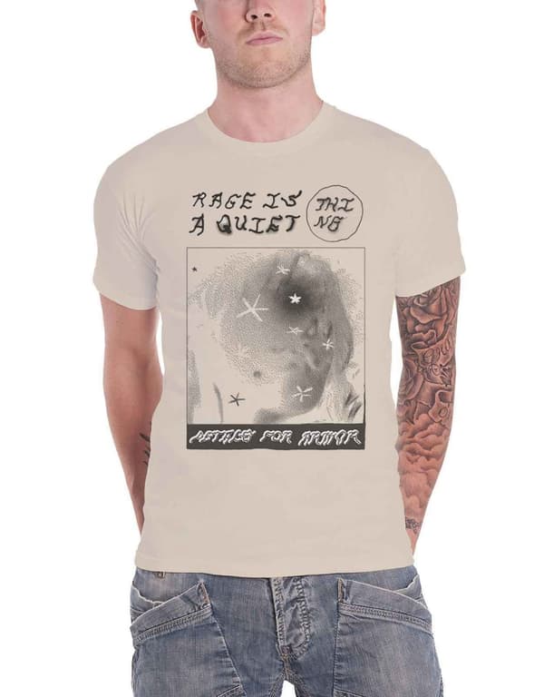 Hayley Williams T Shirt Rage Logo Official Mens Natural