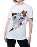 Miniatyrbild 3 av 4: David Bowie T Shirt Holographic Bolt Ziggy Stardust Official Mens White