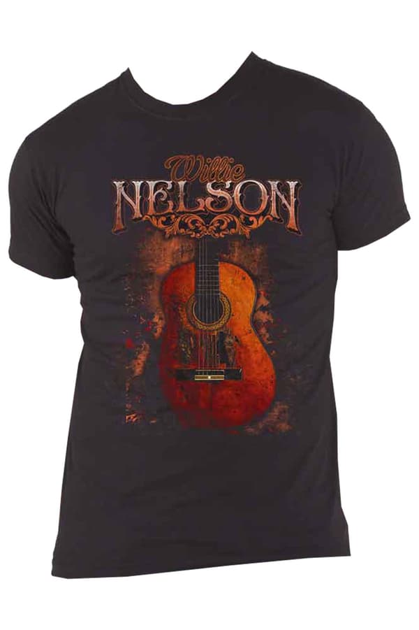 Willie Nelson T Shirt Trigger Logo Official Mens Black