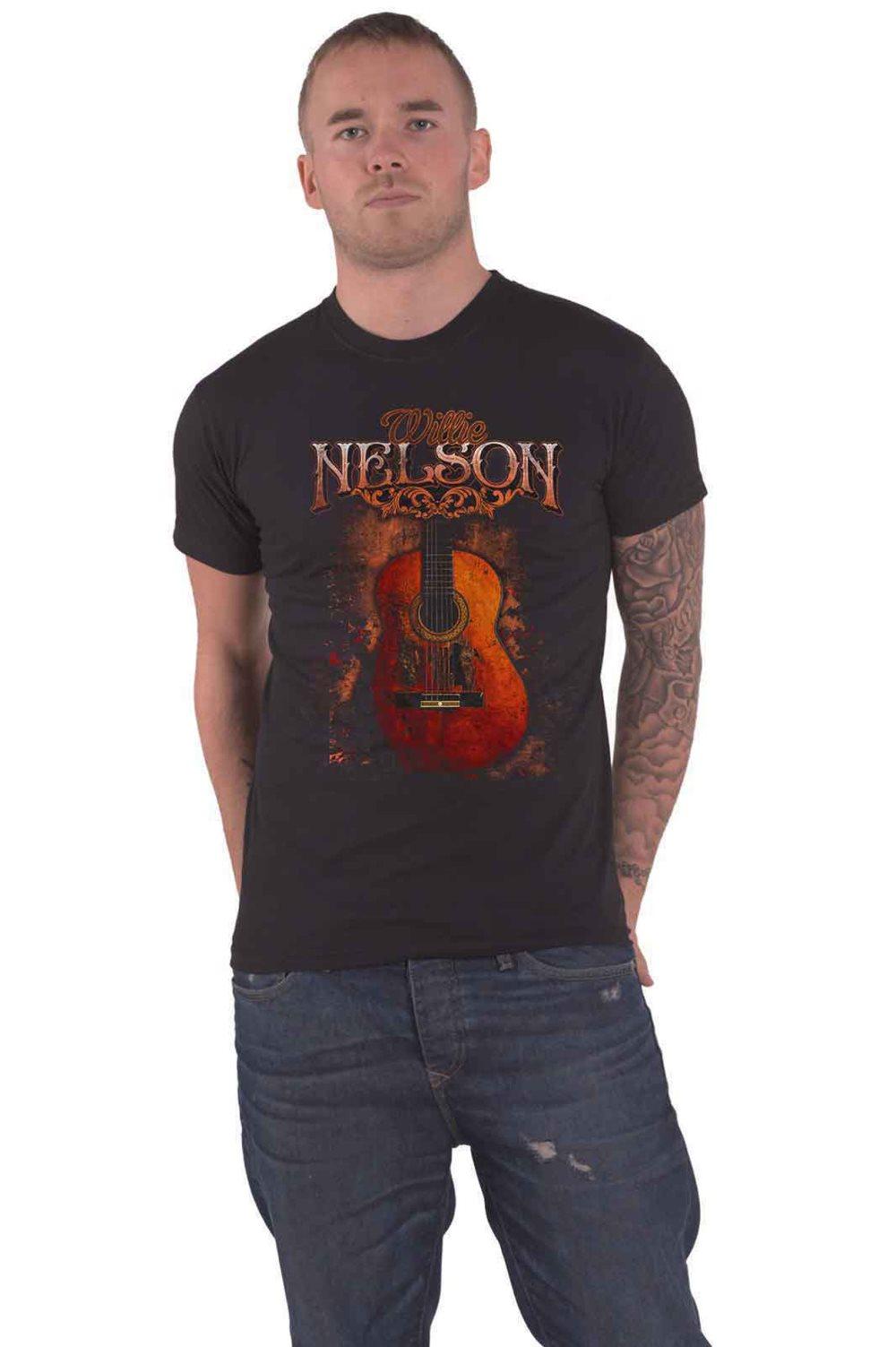 Willie Nelson T Shirt Trigger Logo Official Mens Black