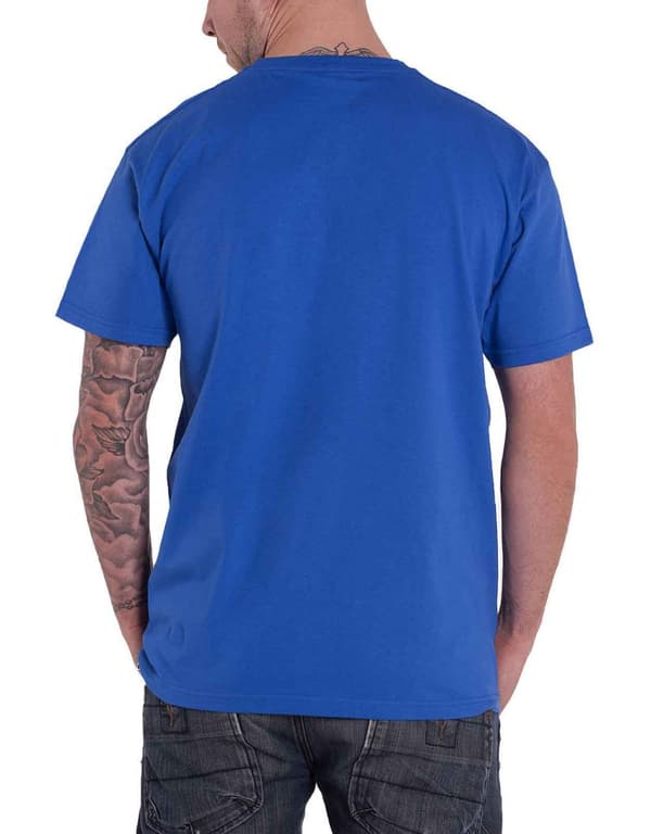 Queen T Shirt Dont Stop Me Now Band Logo Official Mens Aqua Blue