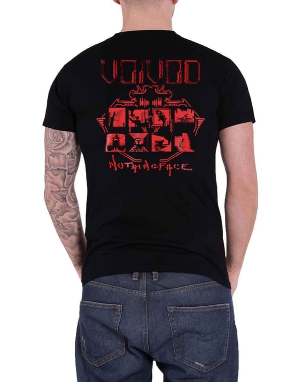 Voivod T Shirt Nothingface Band Logo Official Mens Black