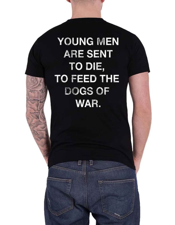 Disgust T Shirt Brutality Of War Band Logo Official Mens Black
