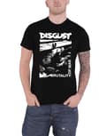 Miniatyrbild 1 av 4: Disgust T Shirt Brutality Of War Band Logo Official Mens Black