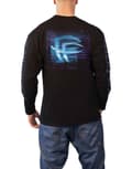 Miniatyrbild 2 av 4: Fear Factory T Shirt Demanufacture Band Logo Official Mens Black Long Sleeve