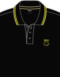 Miniatyrbild 2 av 4: Nirvana Polo T Shirt Smile Face Band Logo Official Mens Black