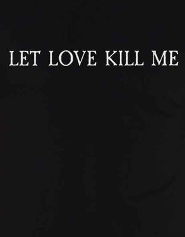Creeper T Shirt Let Love Kill Me Band Logo Official Mens Black