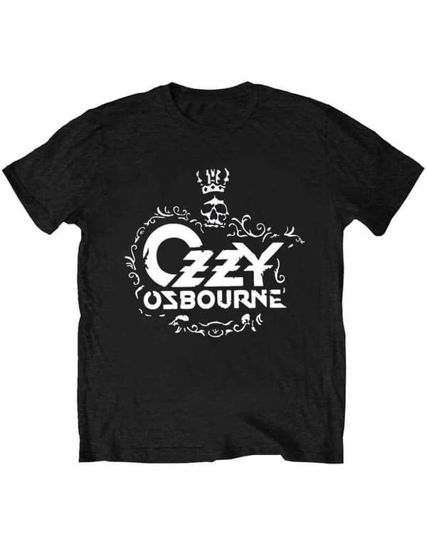 Ozzy Osbourne Kids T Shirt Logo Official Black Ages 5-14 yrs