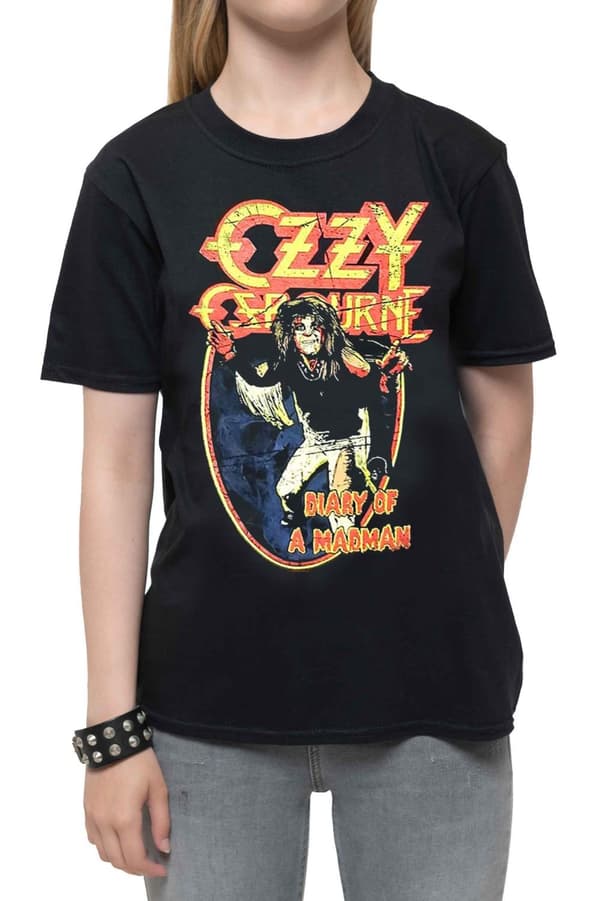 Ozzy Osbourne Kids T Shirt Vintage Diary Of A Madman Official Ages 5-14 yrs