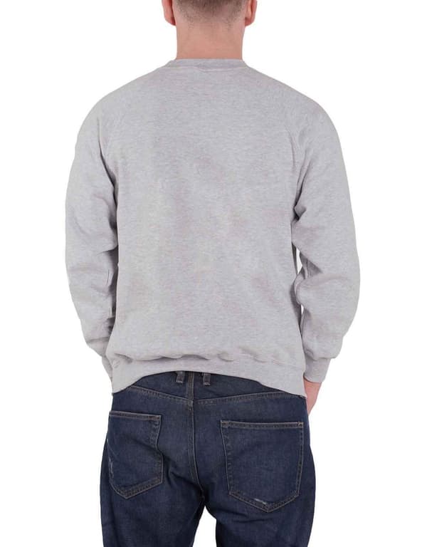 The Rolling Stones Sweatshirt Vintage 70s Band Logo Official Grey Unisex