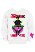 Miniatyrbild 2 av 2: Yungblud Sweatshirt Tour 2019 Back print dates Official White Unisex