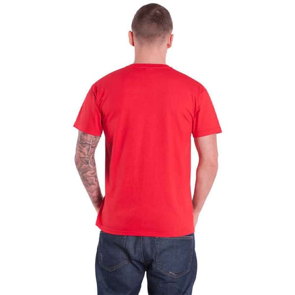 AC/DC T Shirt Angus Pwr Up Band Logo Official Unisex Red