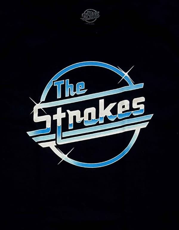 The Strokes T Shirt Classic Band Logo Magna Official Unisex Black