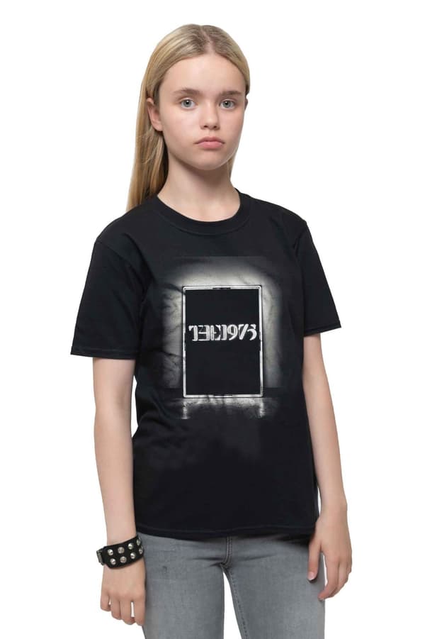 The 1975 Kids T Shirt Black Tour Band Logo Official Black Ages 3-10 yrs