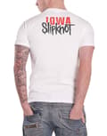Miniatyrbild 2 av 4: Slipknot T Shirt Iowa Goat Shadow Band Logo Official Mens White