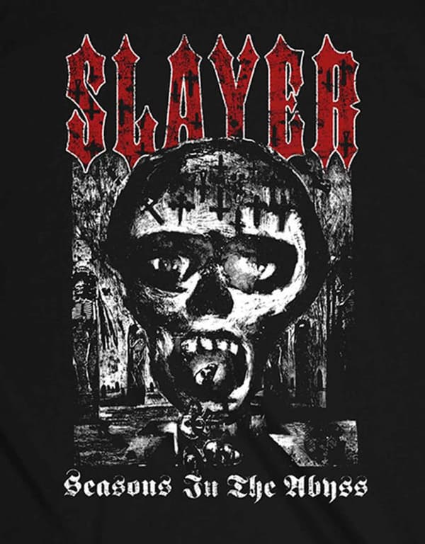 Slayer T Shirt Acid Rain Band Logo Official Mens Black