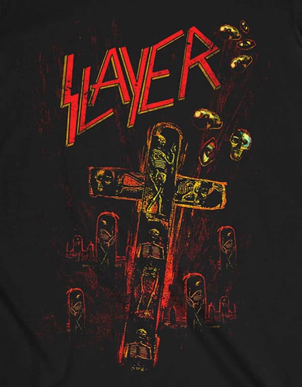 Slayer T Shirt Blood Red Band Logo Official Mens Black