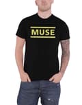 Miniatyrbild 1 av 5: Muse T Shirt Yellow Band Logo Official Mens Black