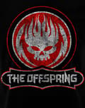 Miniatyrbild 3 av 4: The Offspring T Shirt Distressed Skull Band Logo Official Mens Black