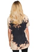 Miniatyrbild 3 av 4: AC/DC T Shirt Classic Band Logo Official Unisex Dip Dye Tan and Black