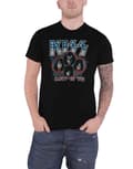 Miniatyrbild 1 av 4: Kiss T Shirt Alive In '77 Band Logo Official Mens Black