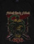 Miniatyrbild 2 av 4: Black Sabbath T Shirt Bloody Sabbath 666 Official Womens Skinny Fit Black