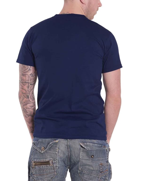 Guns N Roses T Shirt Use Your Illusion Band Logo Official Mens Navy Blue