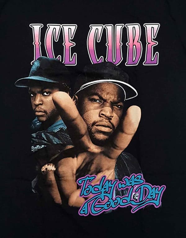Ice Cube T Shirt Today Was A Good Day Logo Official Mens Black