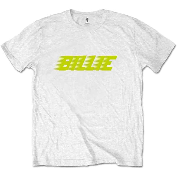 Billie Eilish T Shirt Racer Logo Official Unisex White White S