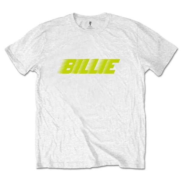 Billie Eilish T Shirt Racer Logo Official Unisex White