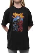 Miniatyrbild 3 av 4: Ghost Kids T Shirt Advanced Pied Piper Band Logo Official Black Ages 5-14 yrs