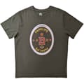 Miniatyrbild 3 av 4: Blur T Shirt Parklife Beermat Band Logo Official Mens Green