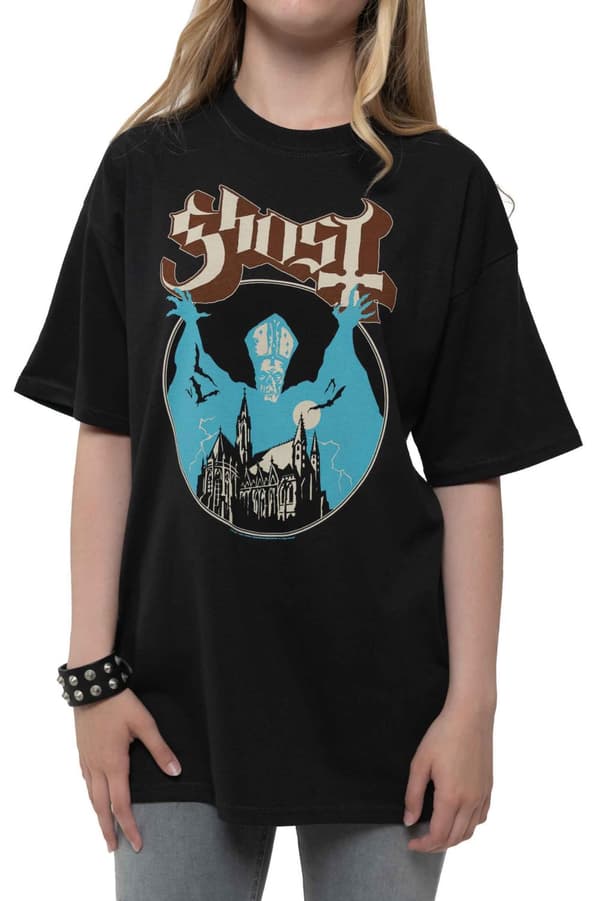 Ghost Kids T Shirt Opus Eponymous Band Logo Official Black Ages 5-14 yrs