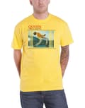 Miniatyrbild 1 av 4: Queen T Shirt I want to Break Free Band Logo Official Yellow