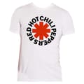Miniatyrbild 4 av 4: Red Hot Chili Peppers T Shirt Red Asterisk Band Logo Official Mens White