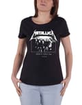 Miniatyrbild 3 av 4: Metallica T Shirt MOP Photo Damage Inc Tour Official Womens Skinny Fit Black