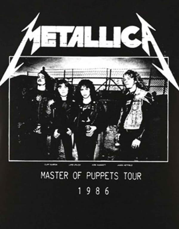 Metallica T Shirt MOP Photo Damage Inc Tour Official Womens Skinny Fit Black