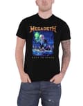 Miniatyrbild 1 av 4: Megadeth T Shirt Rust In Peace Tracklist Band Logo Official Black